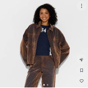 Target Brown Corduroy Set - Jacket and Jeans